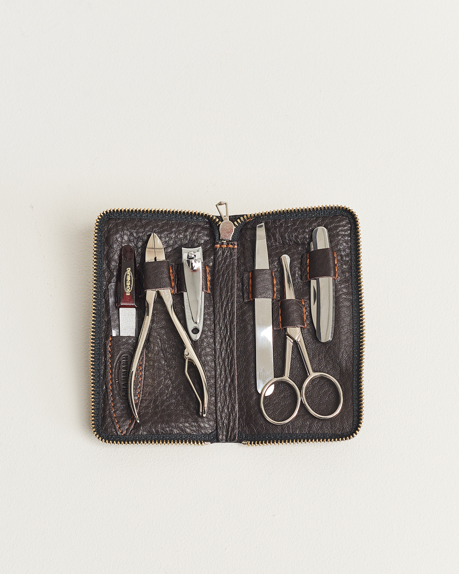 Herren | Für das Zuhause | F. Hammann | Men's Manicure Set Dark Brown
