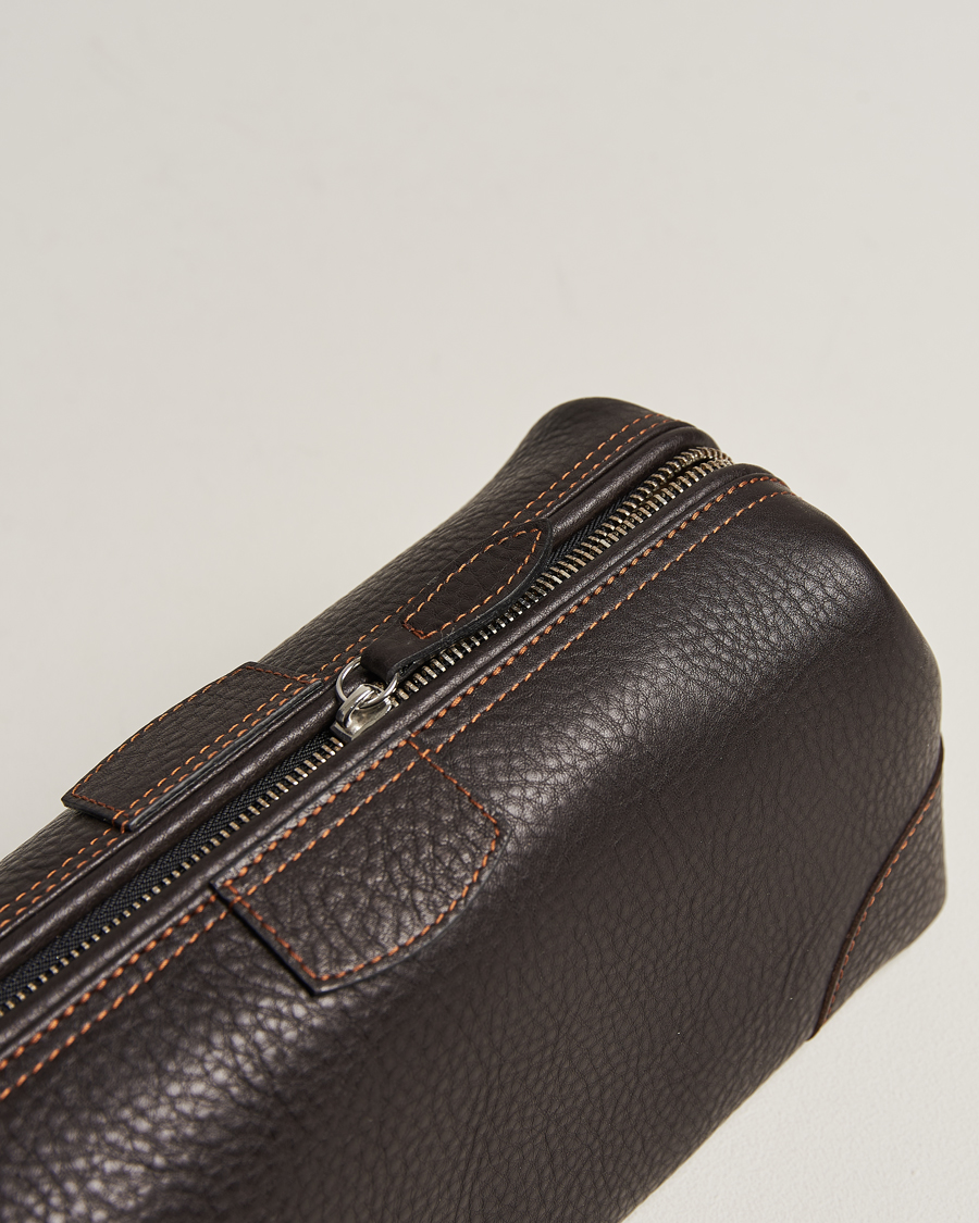 Herren | Taschen | F. Hammann | Large Washbag Dark Brown