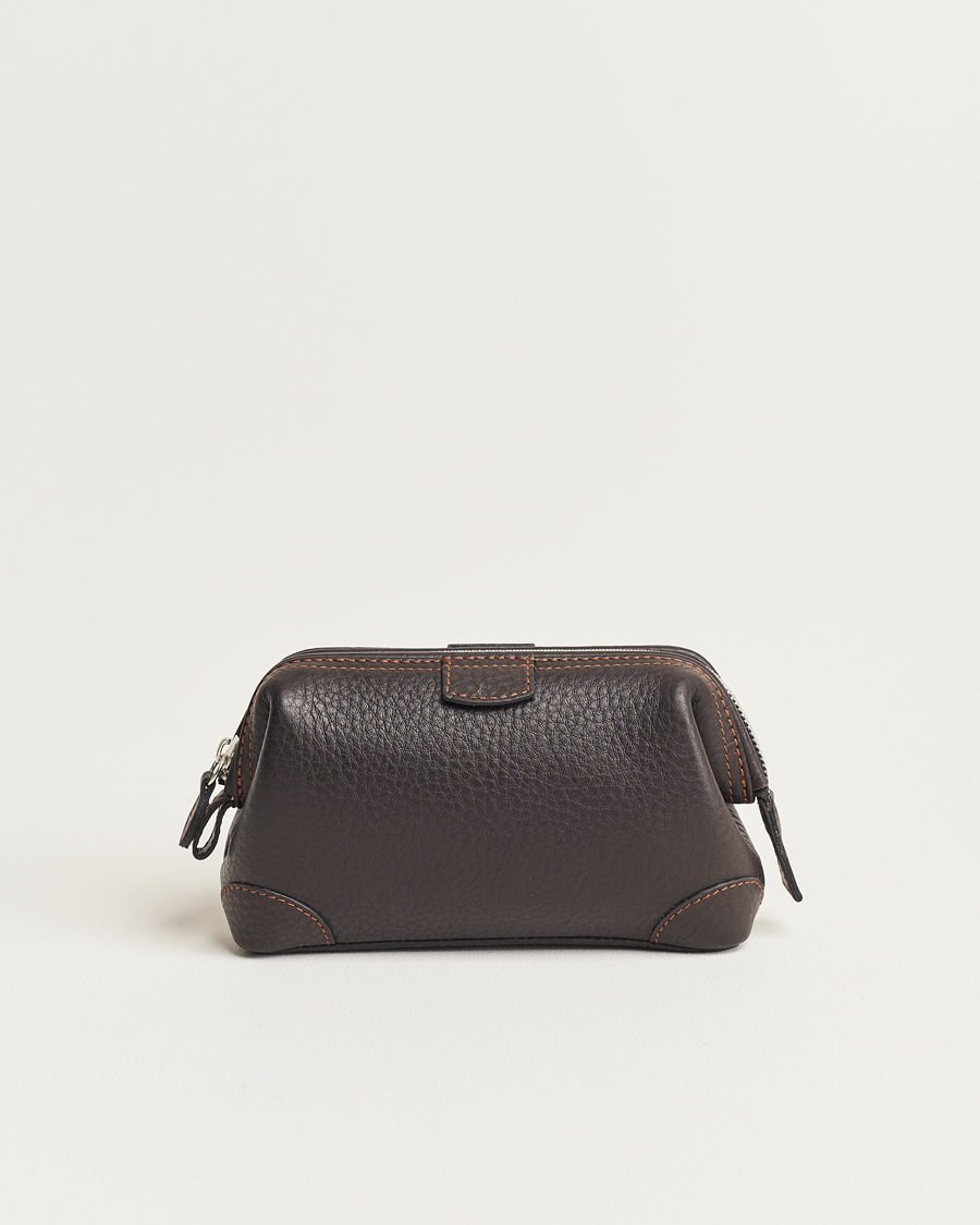 Herren | Taschen | F. Hammann | Small Washbag Dark Brown