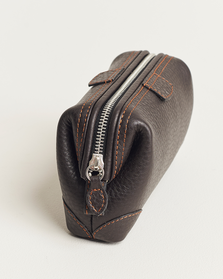 Herren | Taschen | F. Hammann | Small Washbag Dark Brown