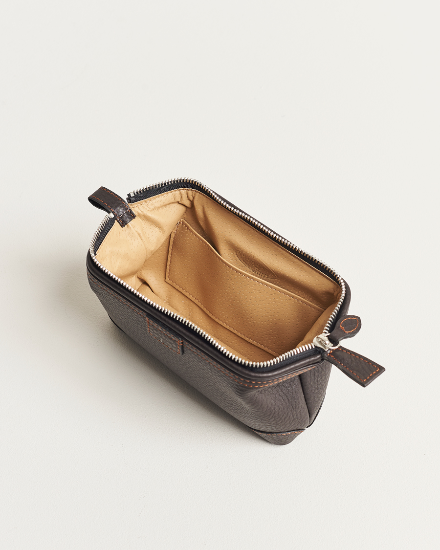 Herren | Taschen | F. Hammann | Small Washbag Dark Brown