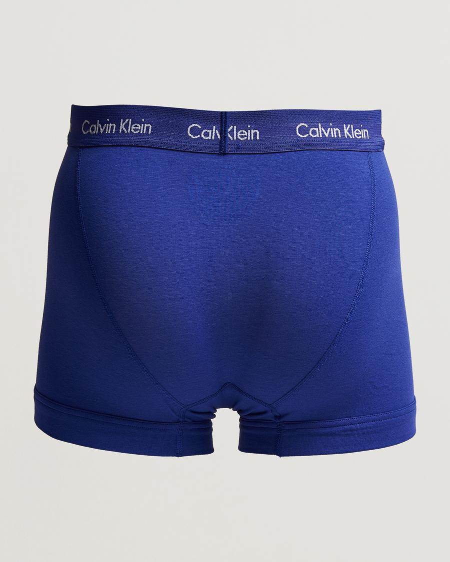 Herren |  | Calvin Klein | Cotton Stretch 3-Pack Trunk Blue/Black/Green