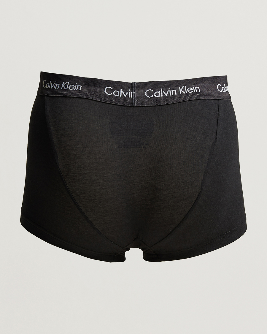 Herren |  | Calvin Klein | Cotton Stretch 3-Pack Low Rise Trunk Navy/Blue/Grey