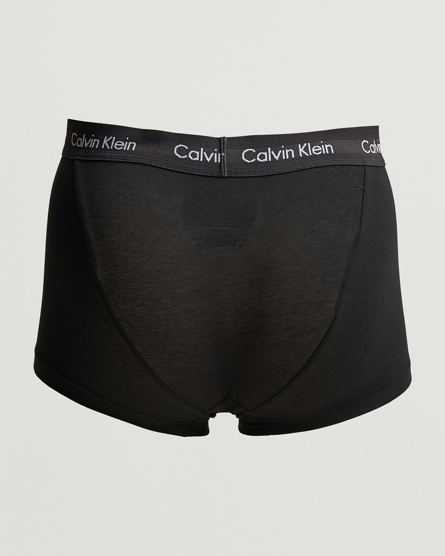 Herren | Unterwäsche | Calvin Klein | Cotton Stretch 3-Pack Low Rise Trunk Navy/Blue/Grey