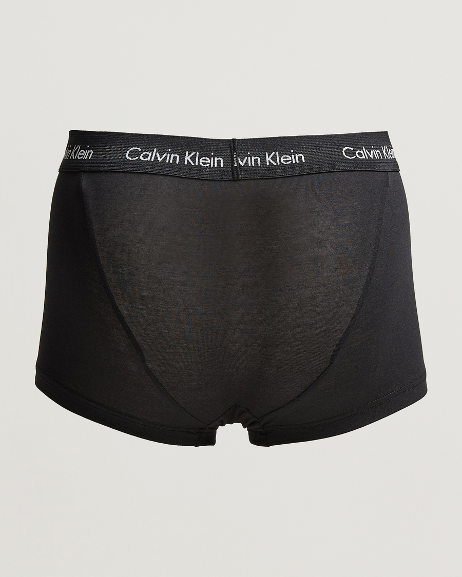 Herren | Unterwäsche | Calvin Klein | Cotton Stretch 3-Pack Low Rise Trunk Black