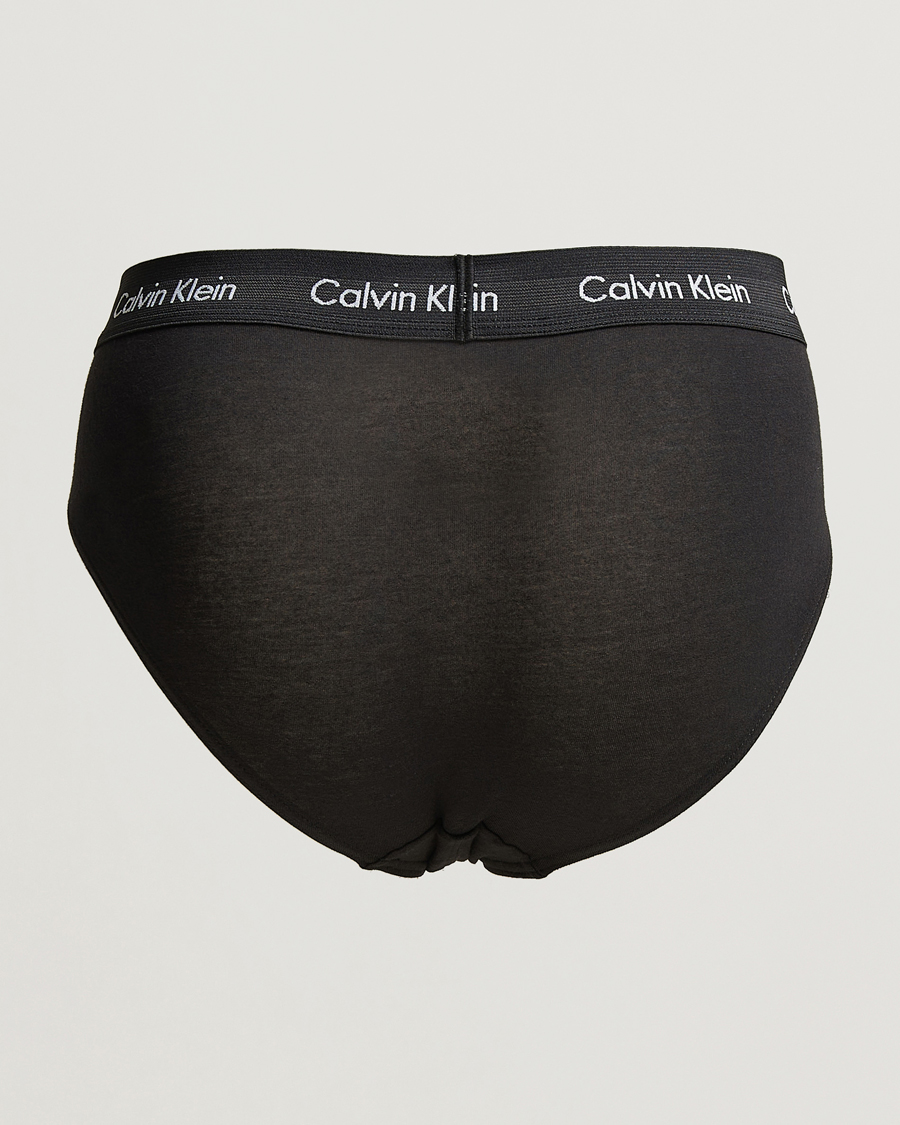 Herren |  | Calvin Klein | Cotton Stretch Hip Breif 3-Pack Black/Port Red/Grey