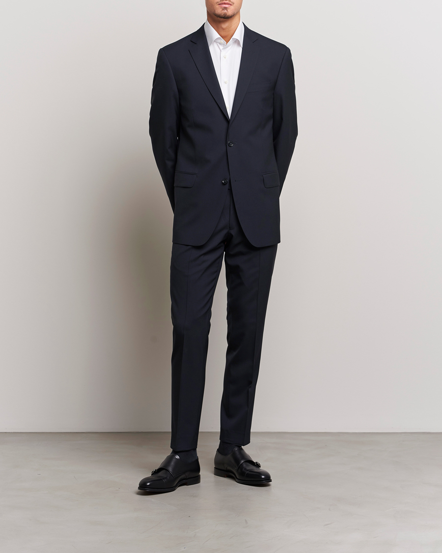 Herren | Sakkos | Oscar Jacobson | Joel Wool Blazer Navy
