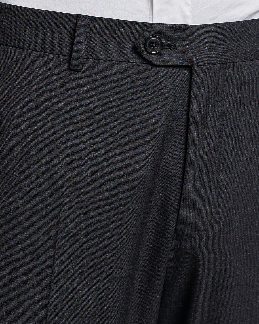 Herren | Hosen | Oscar Jacobson | Diego Wool Trousers Grey