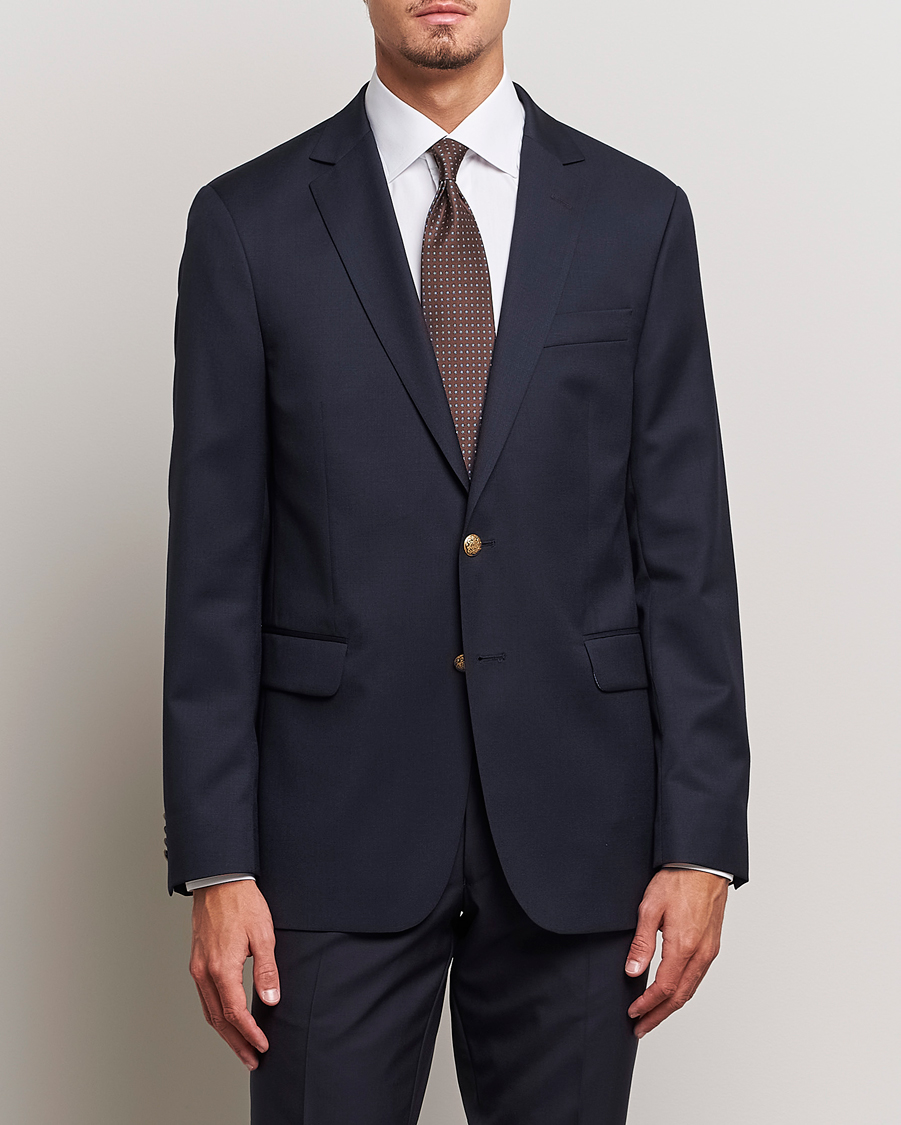 Herren |  | Oscar Jacobson | John Club Wool Blazer Navy