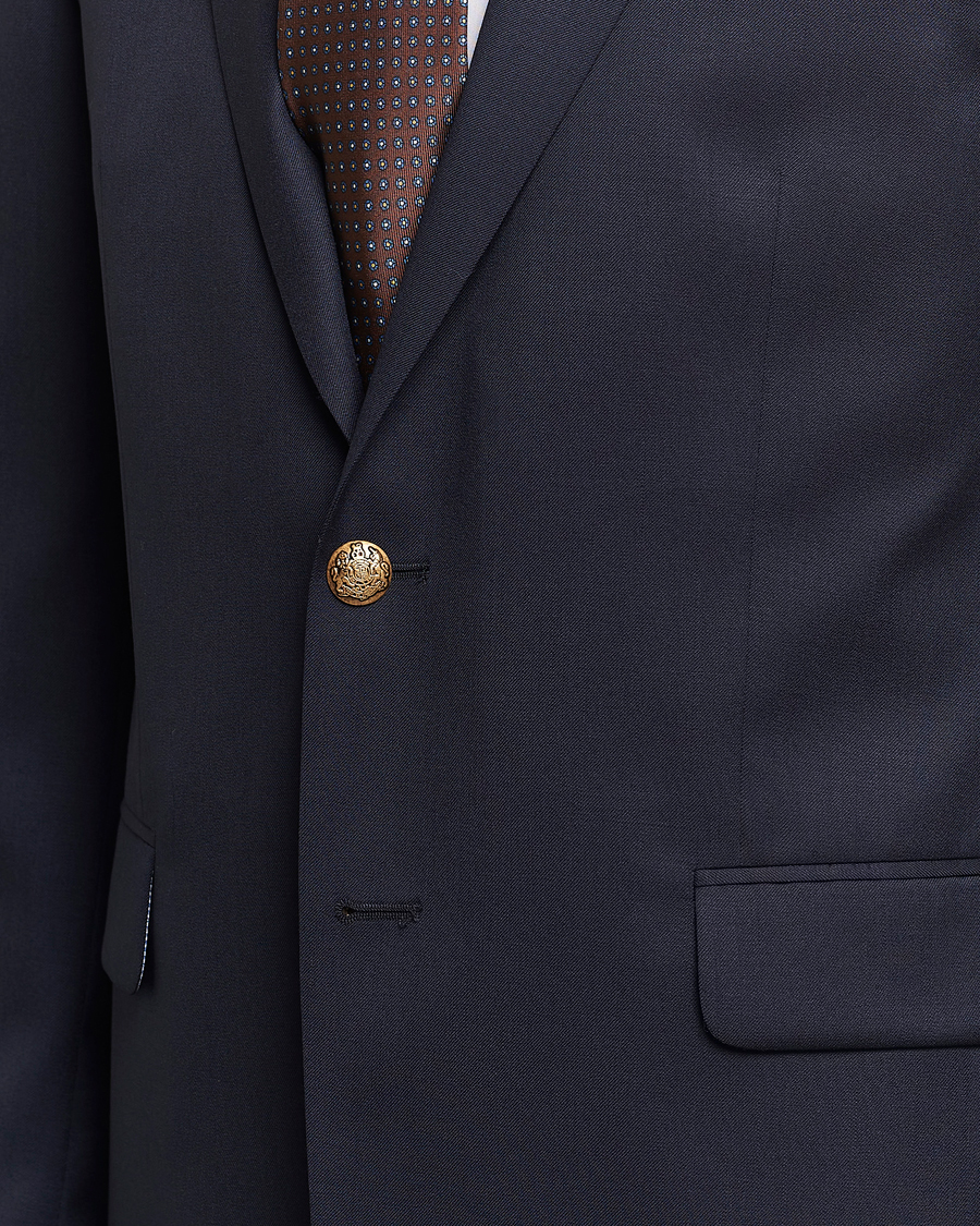 Herren | Sakkos | Oscar Jacobson | John Club Wool Blazer Navy