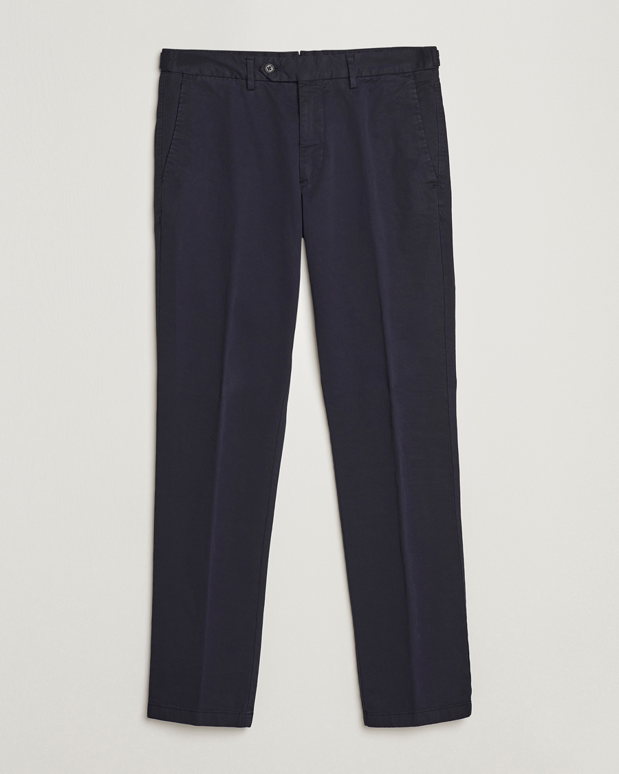 Herren | | Oscar Jacobson | Danwick Cotton Trousers Navy