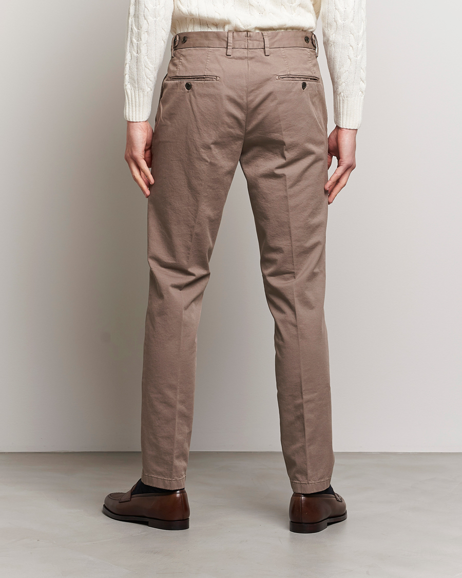 Herren | Hosen | Oscar Jacobson | Danwick Cotton Trousers Light Brown