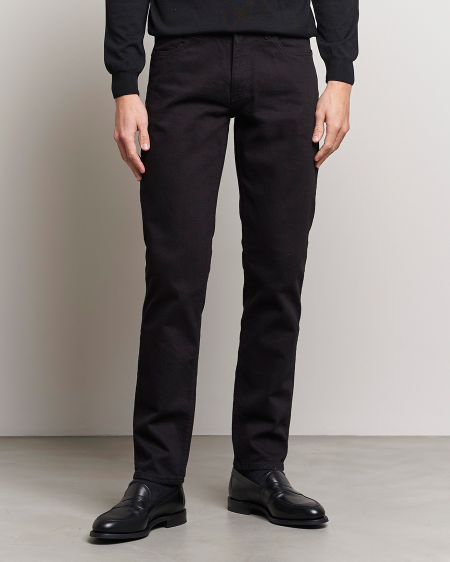 Herren | Slim fit | Oscar Jacobson | Albert Cotton Stretch Jeans Black