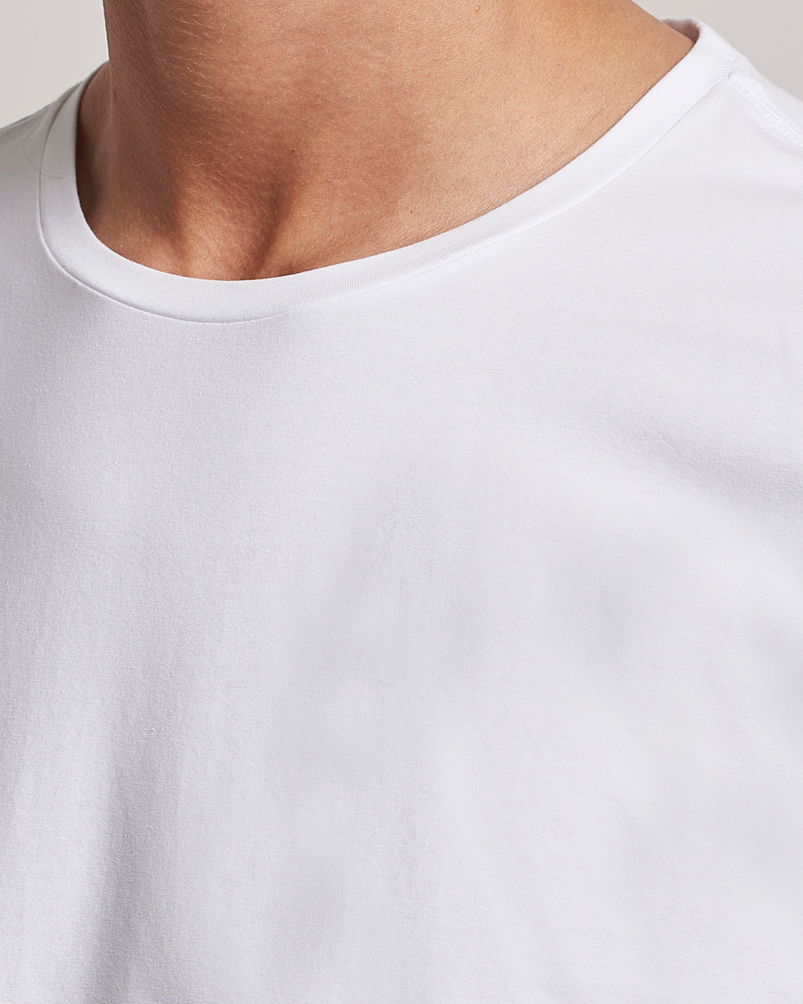 Herren | T-Shirts | Oscar Jacobson | Kyran Cotton T-shirt S-S White