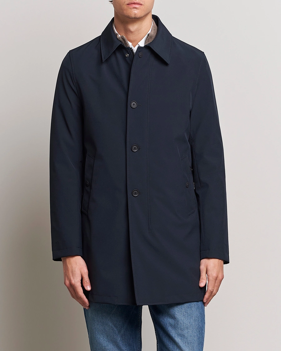 Men | Coats | Oscar Jacobson | Johnson Coat Navy