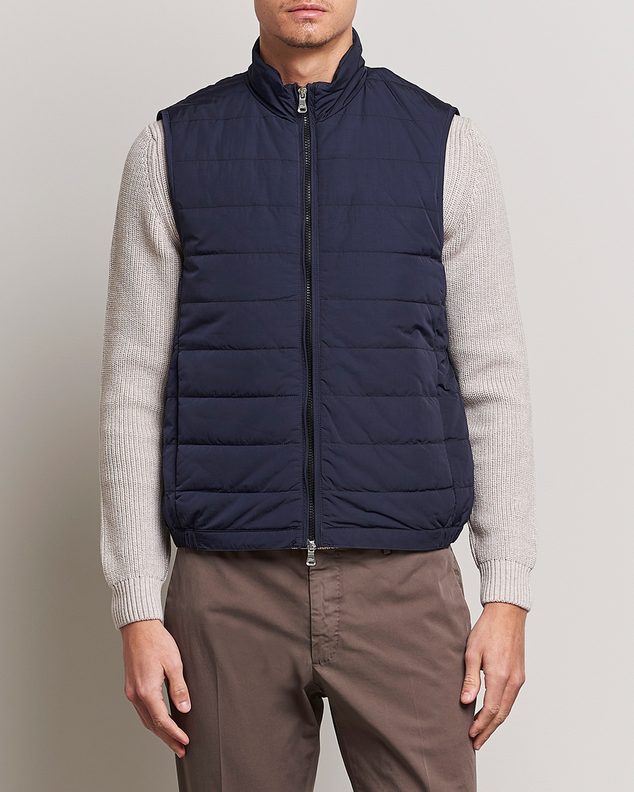 Herren | Westen | Oscar Jacobson | Liner Evo Waistcoat Blue