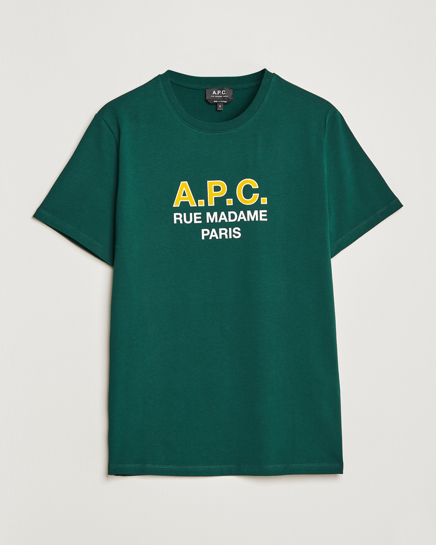 Herren | Kurzarm T-Shirt | A.P.C. | Madame T-Shirt Dark Green
