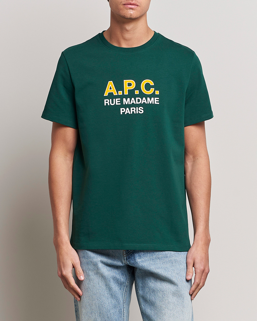 Herren | T-Shirts | A.P.C. | Madame T-Shirt Dark Green