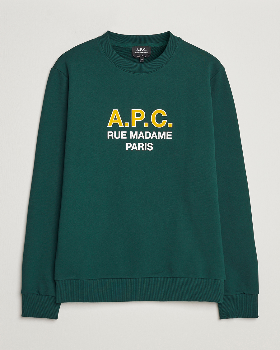 Herren | Pullover | A.P.C. | Madame Sweatshirt Dark Green