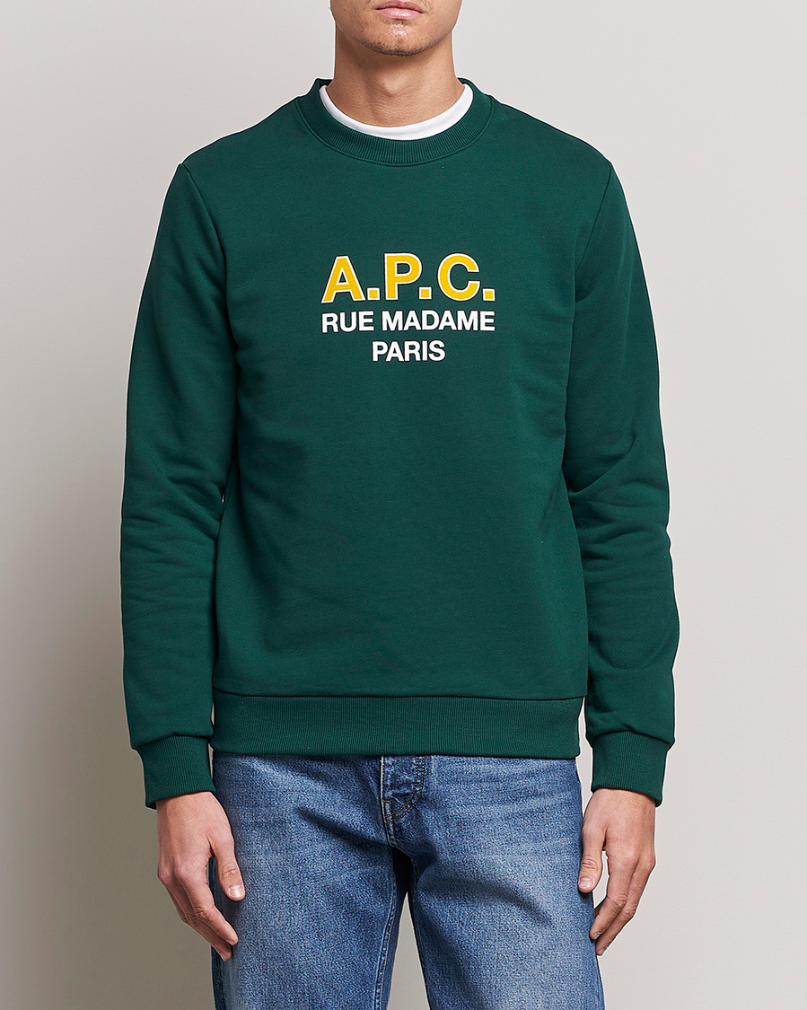 Herren | | A.P.C. | Madame Sweatshirt Dark Green