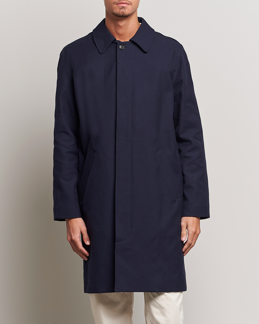 Herren | Neue Produktbilder | A.P.C. | Wool Mac Coat Navy