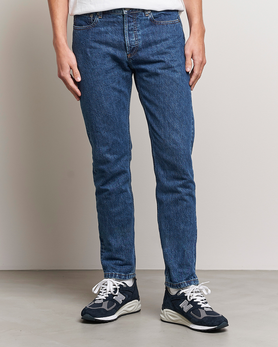 Herren | Tapered fit | A.P.C. | Petit New Standard Jeans Washed Indigo