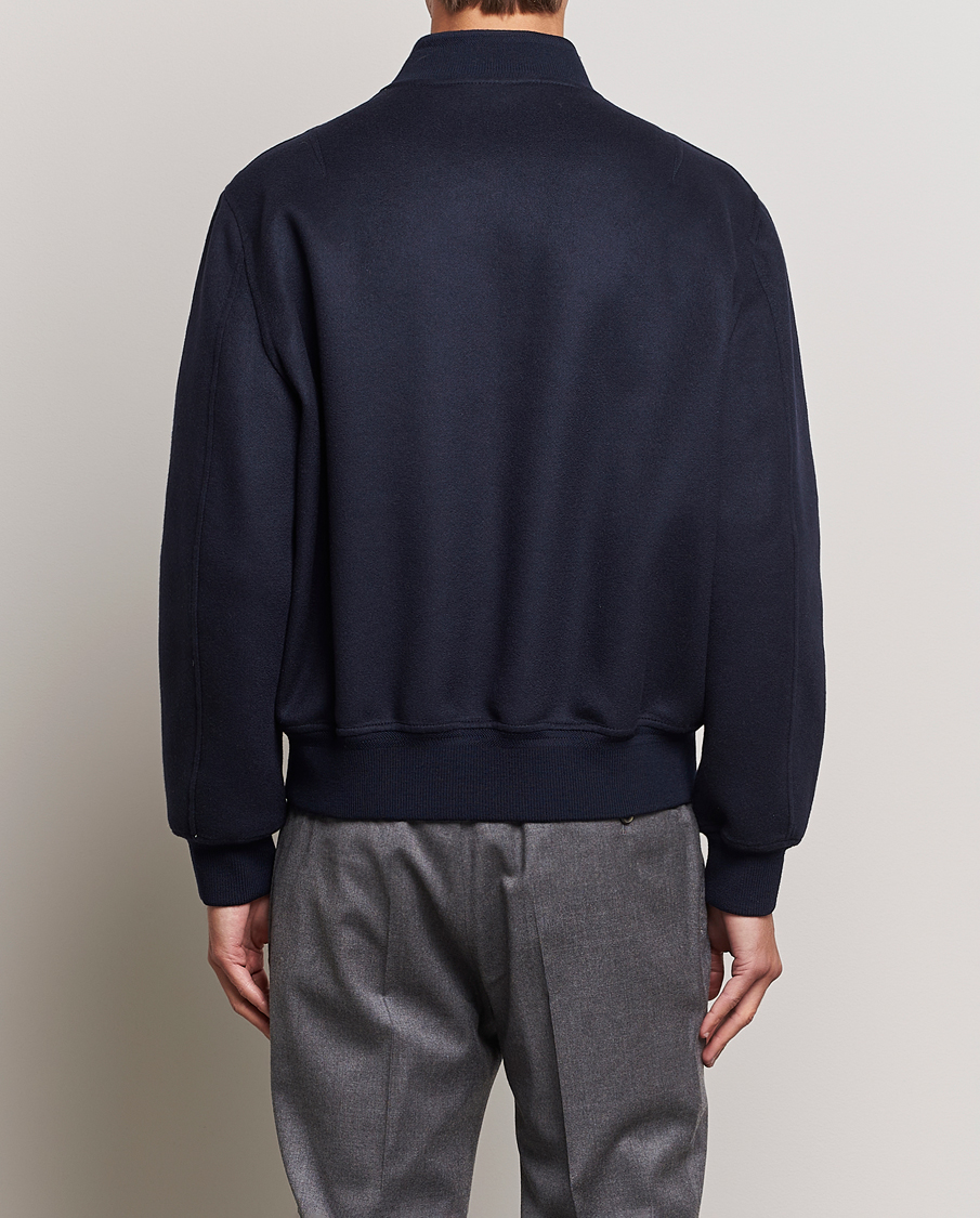 Herren | Jacken | Brioni | Cashmere Blend Bomber Jacket Navy