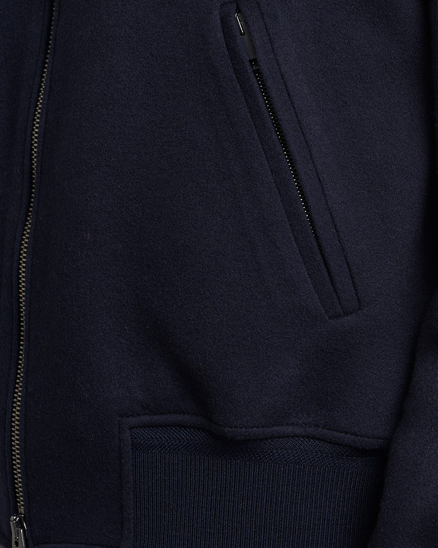 Herren | Jacken | Brioni | Cashmere Blend Bomber Jacket Navy