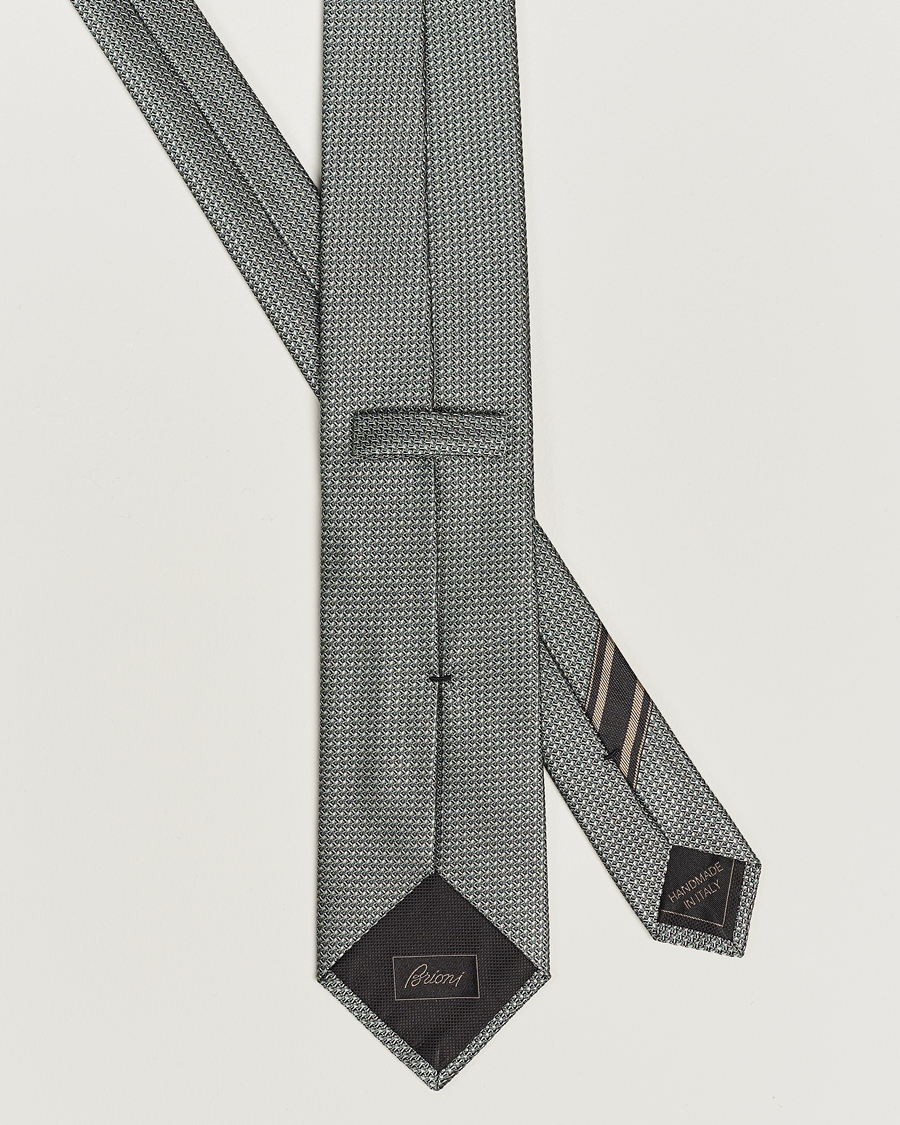 Herren | Brioni Jacquard Silk Tie Sage | Brioni | Jacquard Silk Tie Sage