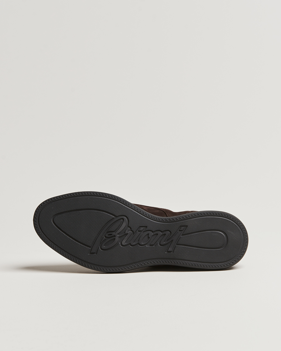 Herren | Brioni Desert Boot Dark Brown Nubuck | Brioni | Desert Boot Dark Brown Nubuck