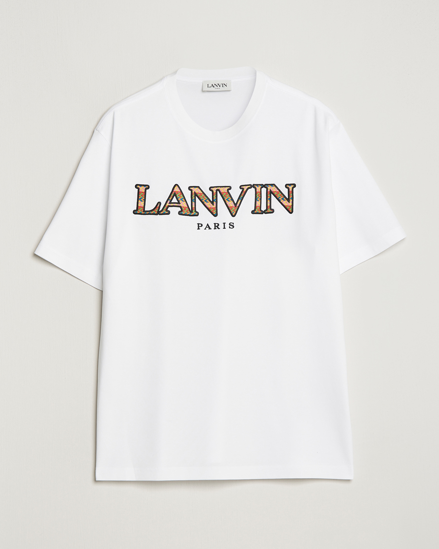 Herren |  | Lanvin | Curb Logo T-Shirt Optic White