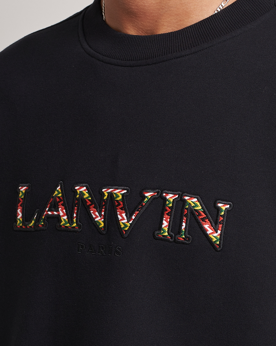 Herren | Pullover | Lanvin | Curb Logo Sweatshirt Black