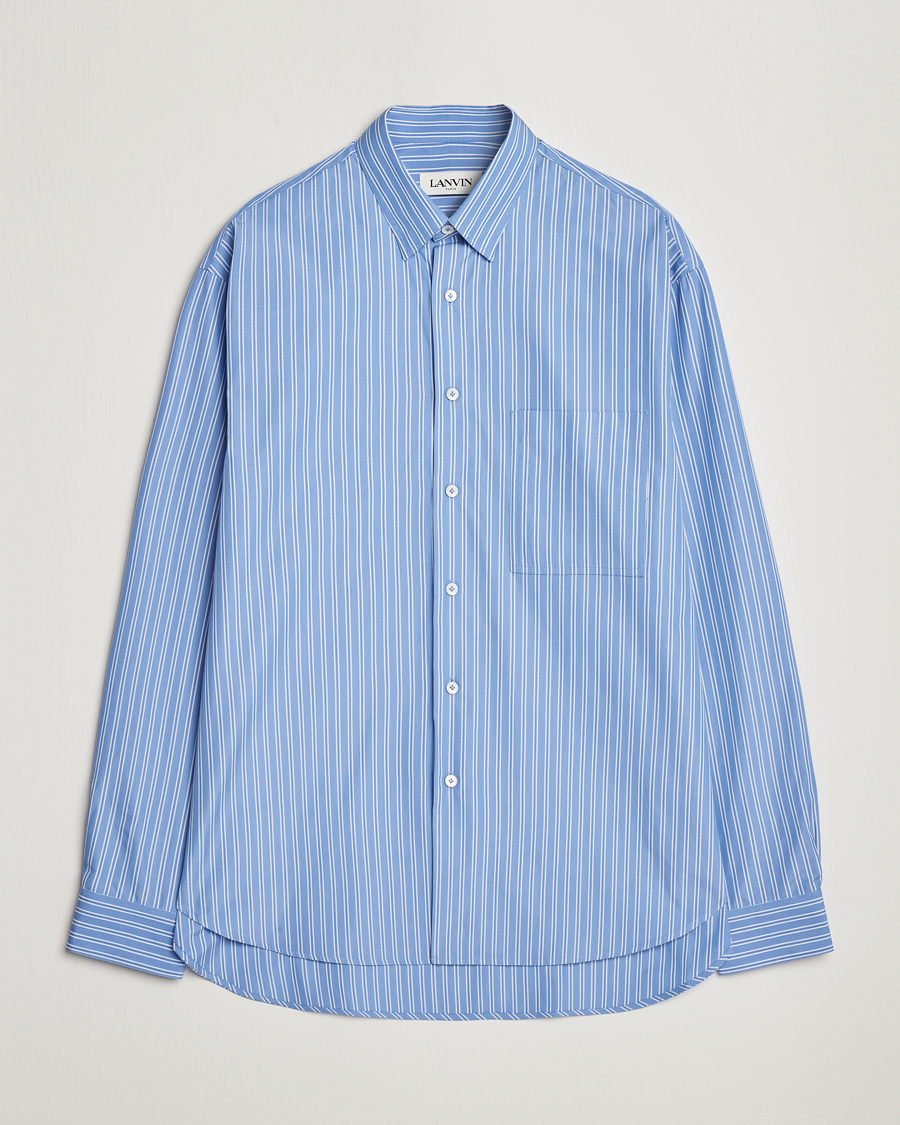 Herren |  | Lanvin | Oversize Casual Shirt Blue/White