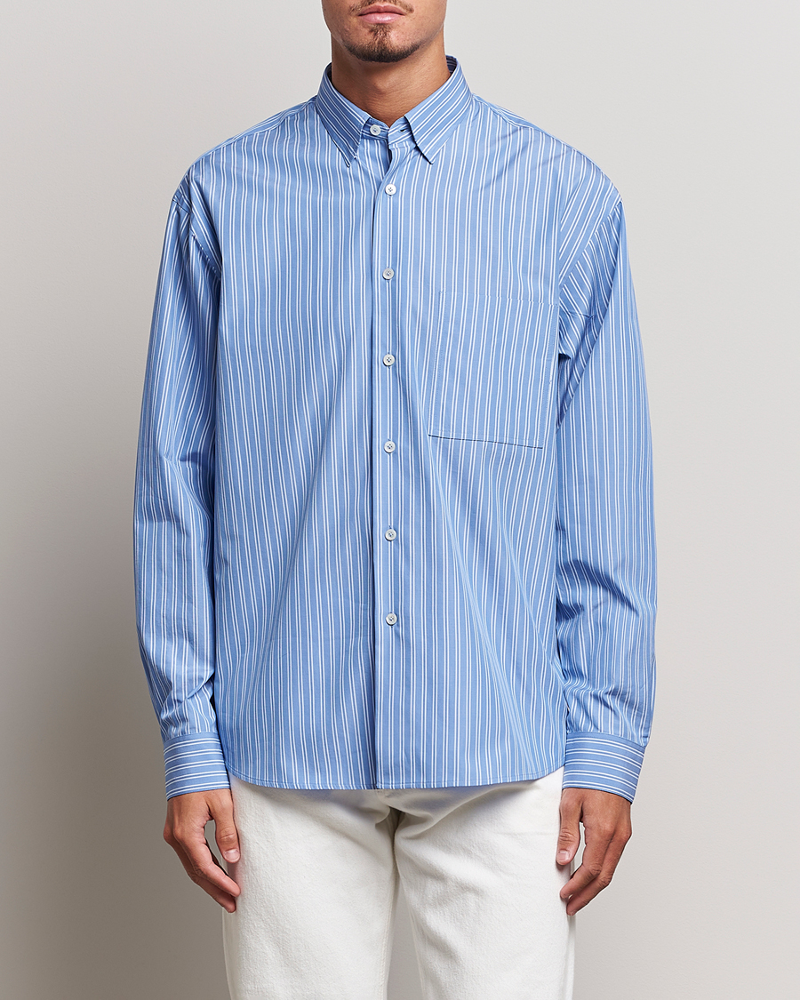 Herren |  | Lanvin | Oversize Casual Shirt Blue/White