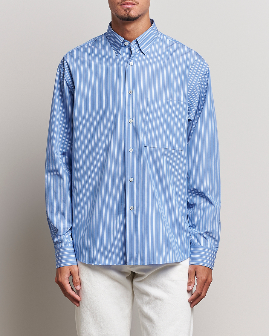 Herren | Hemden | Lanvin | Oversize Casual Shirt Blue/White