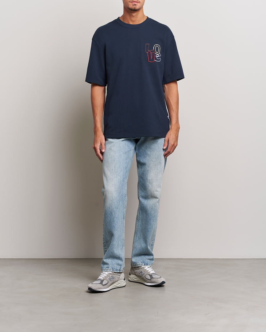 Herren | T-Shirts | NN07 | Alan Heavy T-Shirt Navy