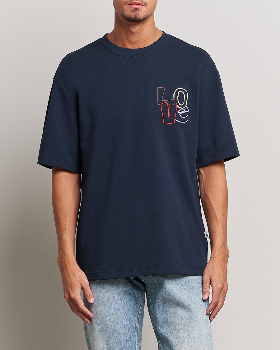 Herren | T-Shirts | NN07 | Alan Heavy T-Shirt Navy
