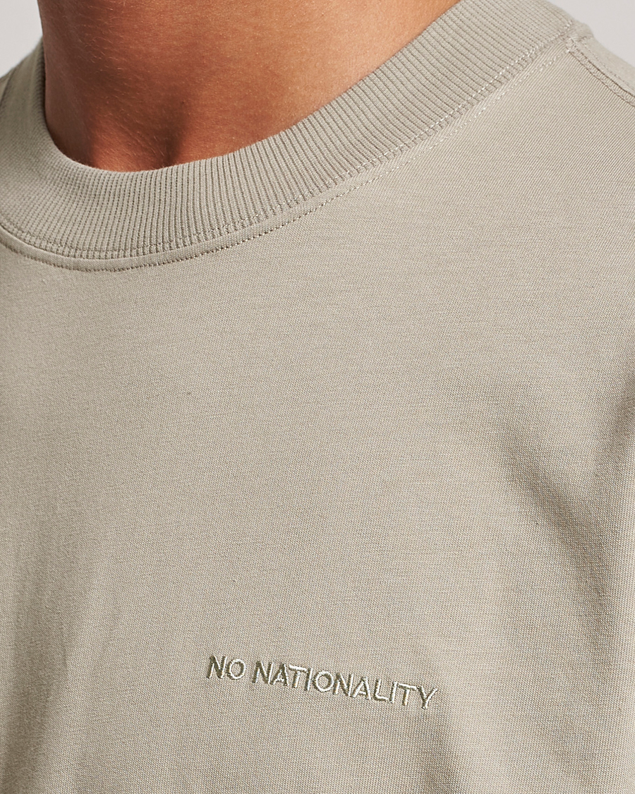 Herren | T-Shirts | NN07 | Benja Pima Cotton Long Sleeve T-Shirt London Fog