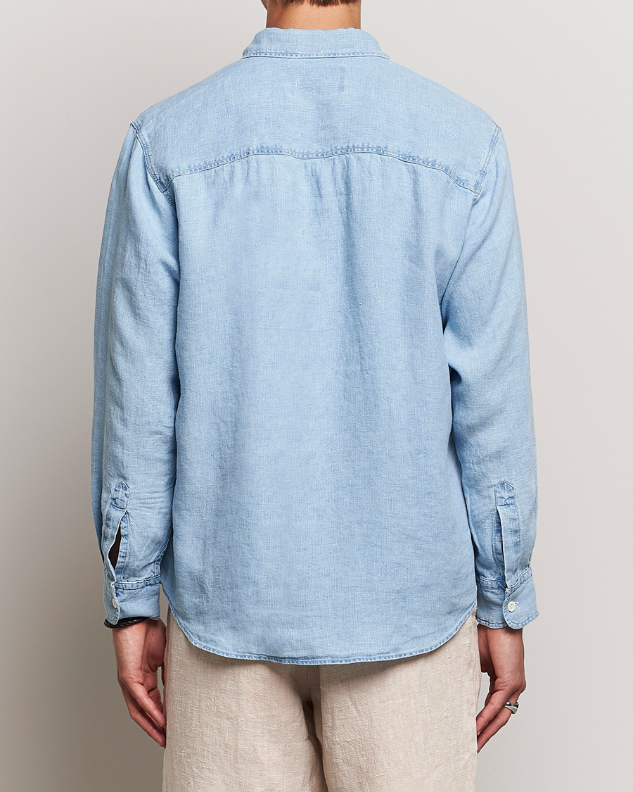 Herren | Hemden | NN07 | Quinn Linen Shirt Light Indigo