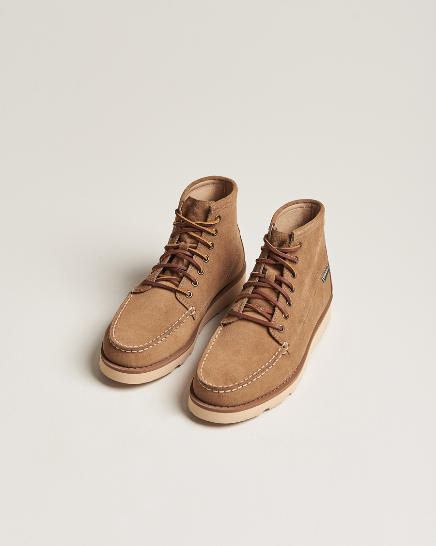 Herren | Schuhe | Sebago | Tala Oiled Suede Mid Boot Beige Camel