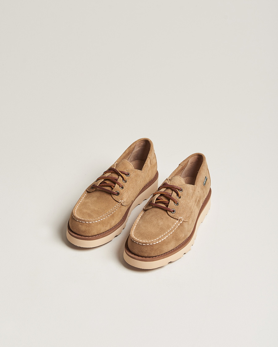 Herren | Segelschuhe | Sebago | Askookfield Suede Boat Shoe Beige Camel