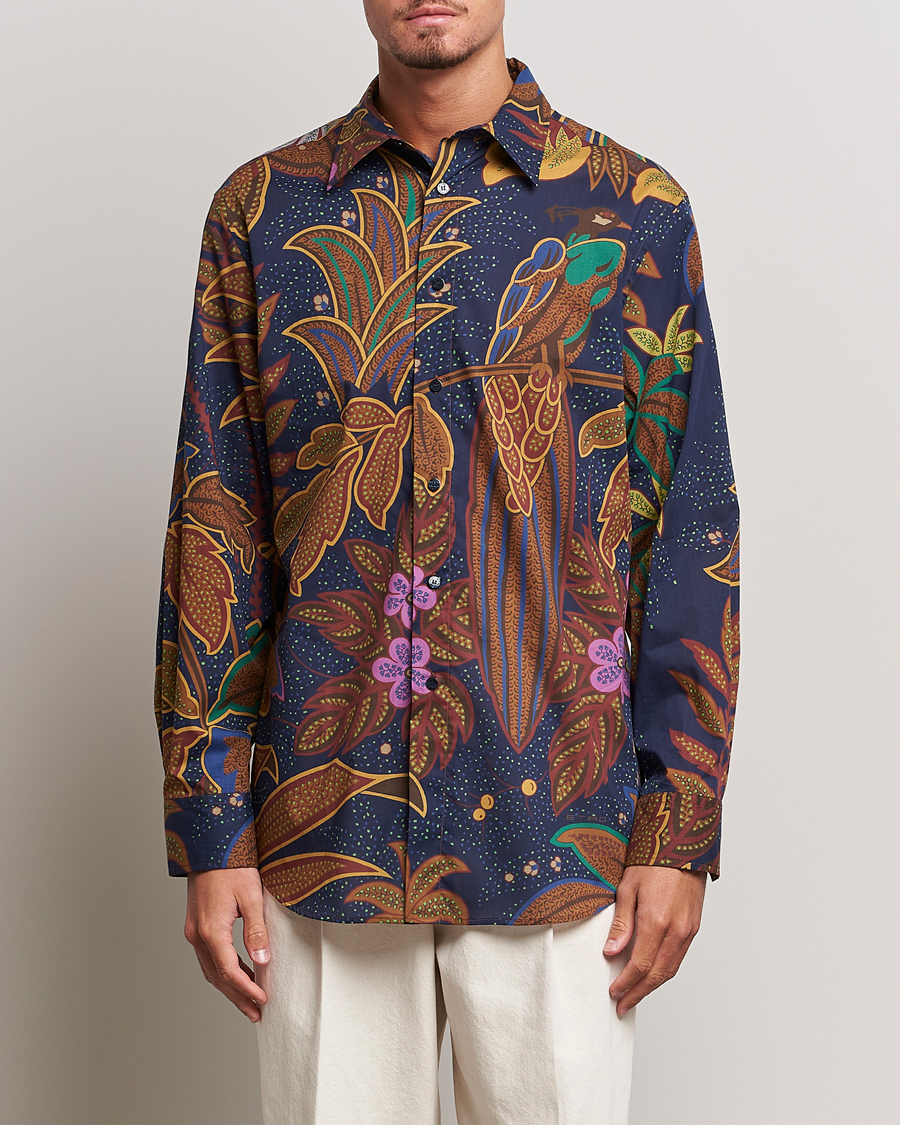 Herren | Etro | Etro | Oversize Jungle Printed Shirt Navy