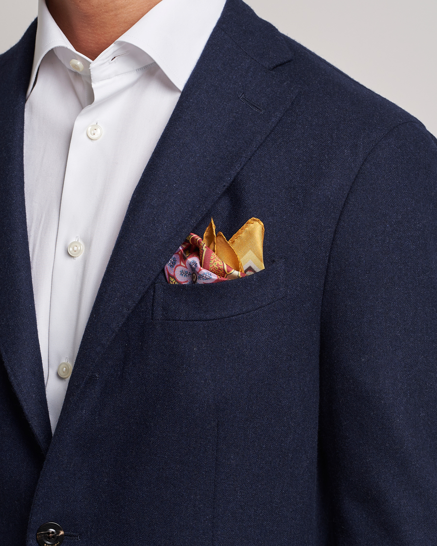 Herren |  | Etro | Bangalore Printed Pocket Square Beige