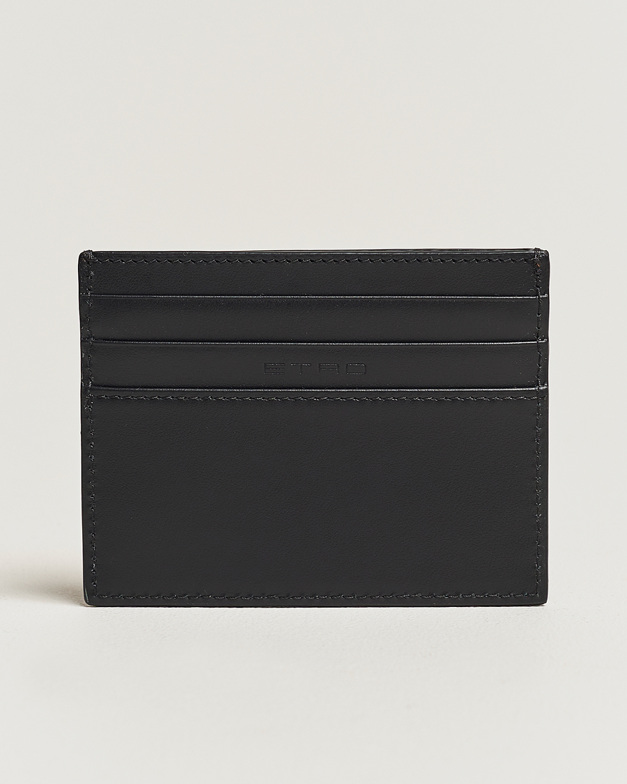 Herren |  | Etro | Logo Embossed Cardholder Black