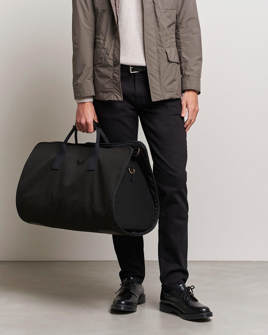 Herren | Weekender | Bennett Winch | Canvas Suit Carrier Holdall Black