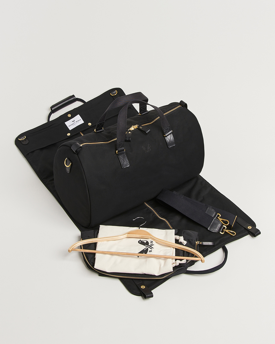 Herren | Taschen | Bennett Winch | Canvas Suit Carrier Holdall Black