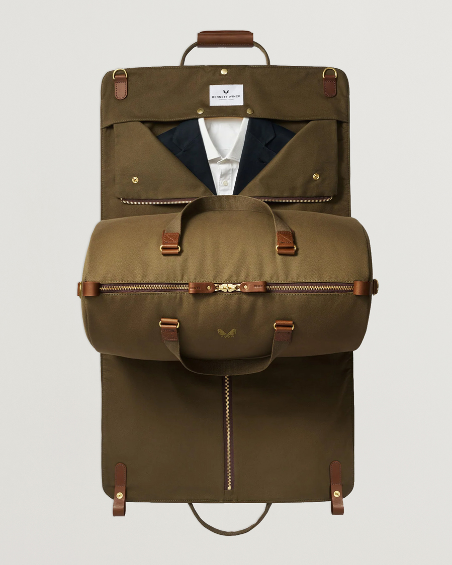 Herren | Taschen | Bennett Winch | Canvas Suit Carrier Holdall Olive