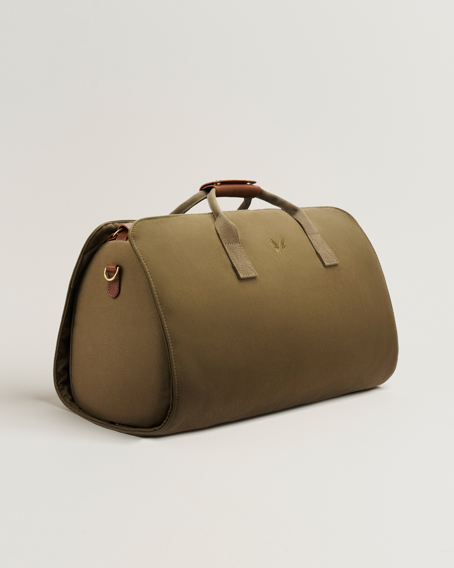 Herren | Bennett Winch Canvas Suit Carrier Holdall Olive | Bennett Winch | Canvas Suit Carrier Holdall Olive
