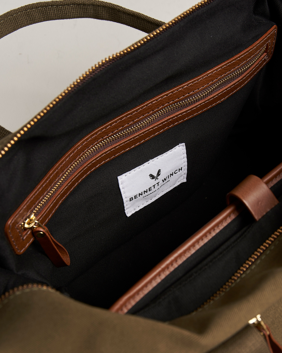 Herren | Taschen | Bennett Winch | Canvas Weekender Olive