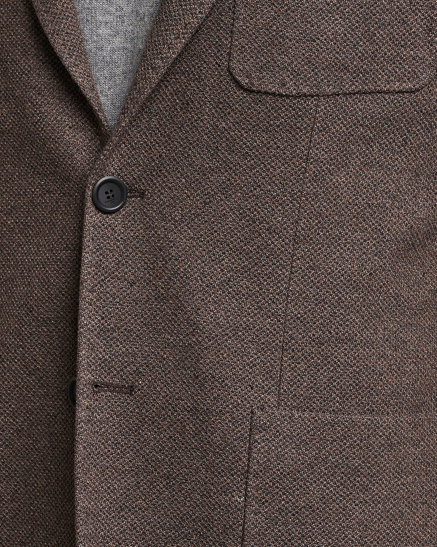 Herren | Sakkos | Canali | Structured Wool Jersey Jacket Beige